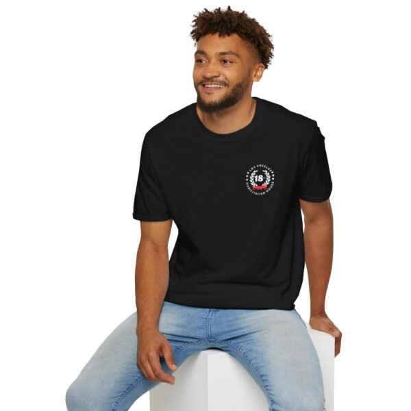 LA Habilitation House 18th Anniversary Unisex Softstyle Gildan T-Shirt - Image 4