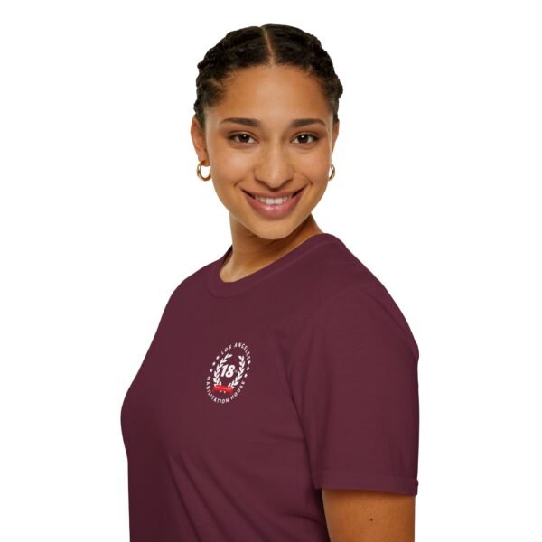 LA Habilitation House 18th Anniversary Unisex Softstyle Gildan T-Shirt - Image 14