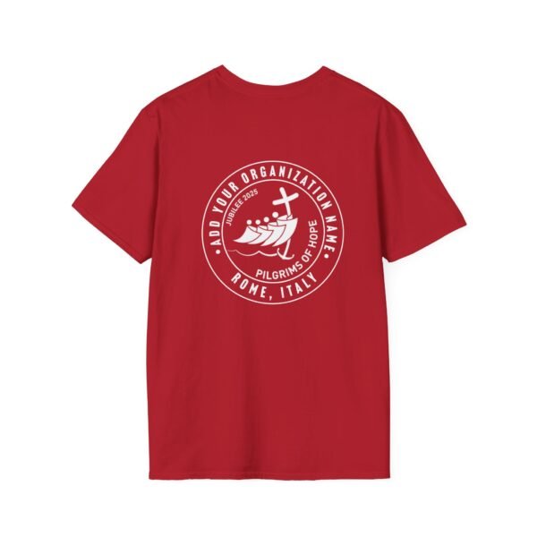 Jubilee 2025 - Pilgrims of Hope Round Logo Personalized T-Shirt - Image 19