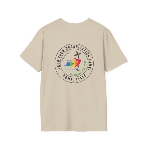 Jubilee 2025 - Pilgrims of Hope Round Logo Personalized T-Shirt - Image 9