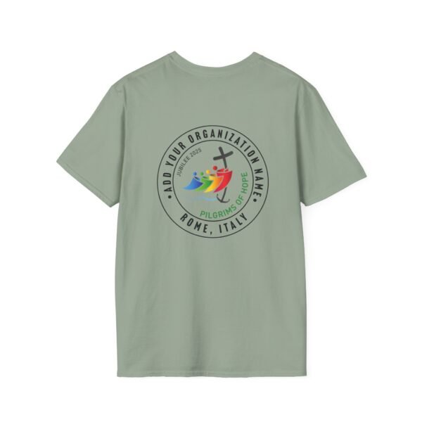 Jubilee 2025 - Pilgrims of Hope Round Logo Personalized T-Shirt - Image 13