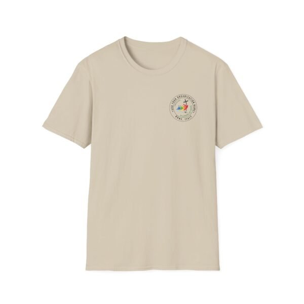 Jubilee 2025 - Pilgrims of Hope Round Logo Personalized T-Shirt - Image 8