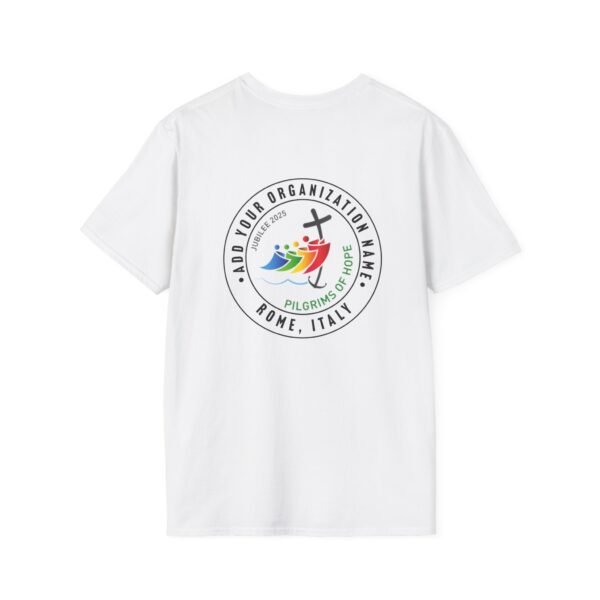 Jubilee 2025 - Pilgrims of Hope Round Logo Personalized T-Shirt - Image 7