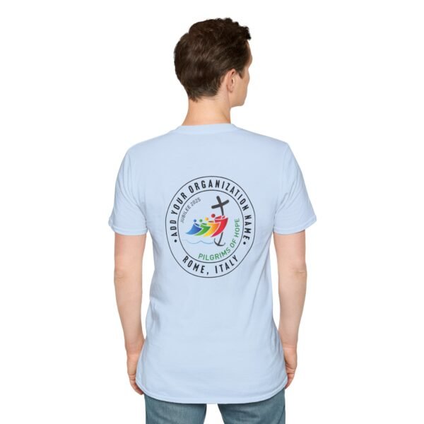 Jubilee 2025 - Pilgrims of Hope Round Logo Personalized T-Shirt - Image 4