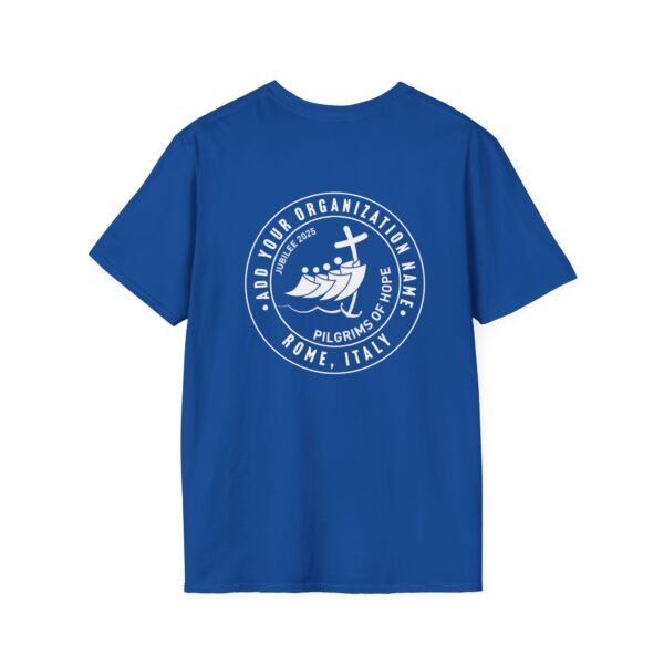 Jubilee 2025 - Pilgrims of Hope Round Logo Personalized T-Shirt - Image 15