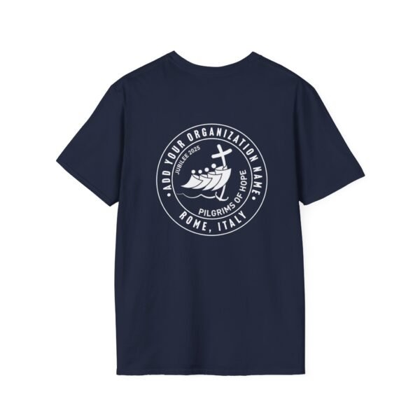 Jubilee 2025 - Pilgrims of Hope Round Logo Personalized T-Shirt - Image 17