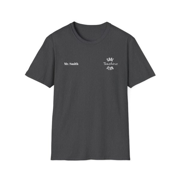 Cool Teachers Club T-Shirt Personalized Name - Image 2