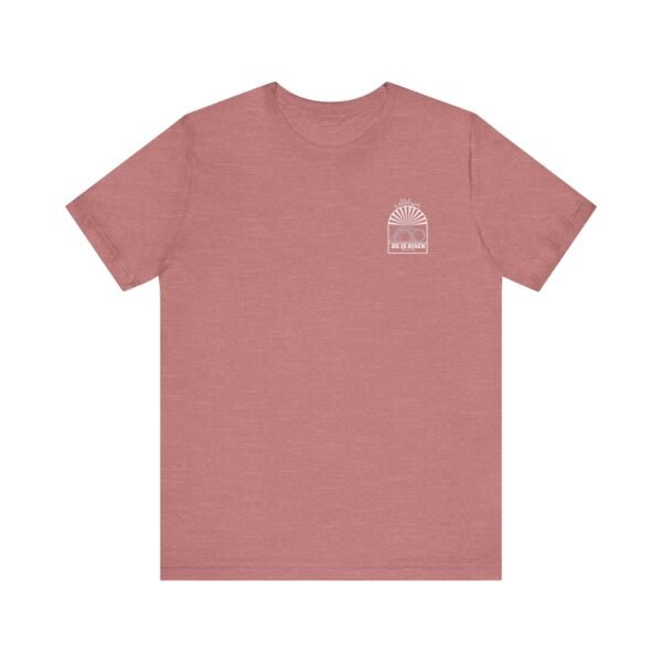 He Is Risen (Matthew 28:6) Arch Rolled Stone T-Shirt - Image 8