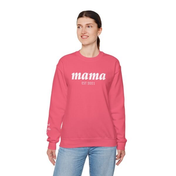 Mama Personalized Kids Name Crewneck Sweatshirt - Image 11