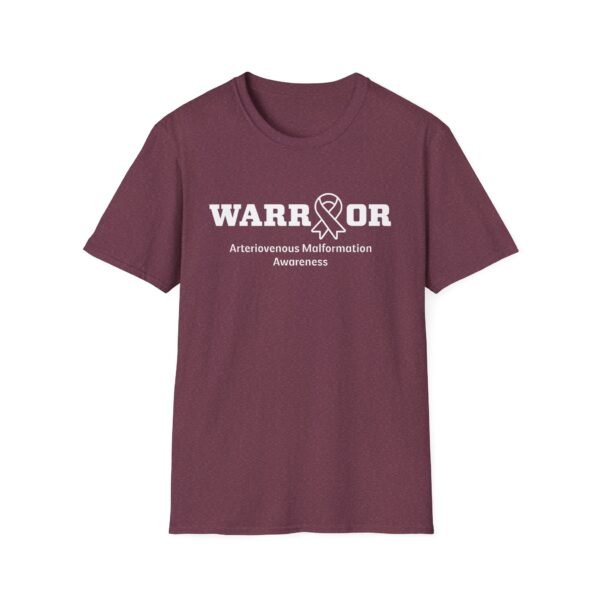 WARRIOR Arteriovenous Malformation (AVM) Awareness Adult T-Shirt - Image 6