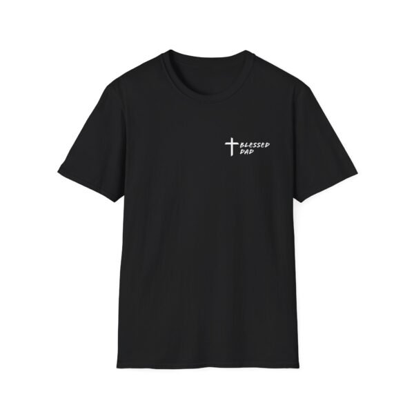 Blessed Dad (Brush Font) T-Shirt - Image 4