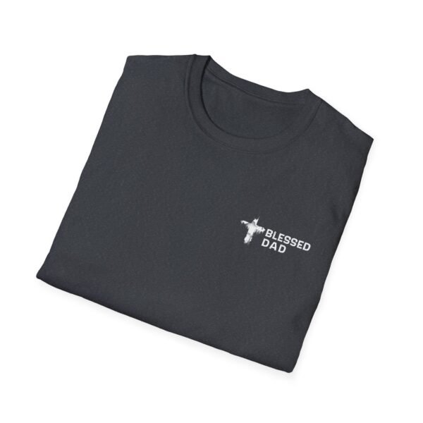 Blessed Dad (Distressed Font) T-Shirt - Image 6