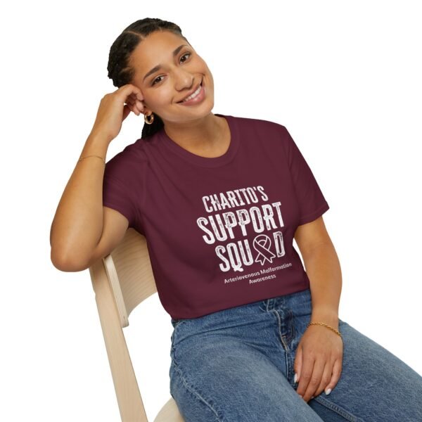 Arteriovenous Malformation (AVM) Awareness Support Squad Personalized Name T-Shirt - Image 3