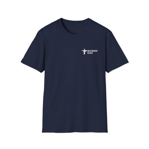 Blessed Dad (Distressed Font) T-Shirt - Image 7