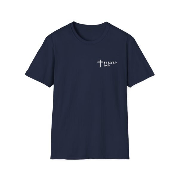 Blessed Dad (Brush Font) T-Shirt - Image 8