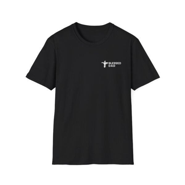 Blessed Dad (Distressed Font) T-Shirt - Image 4