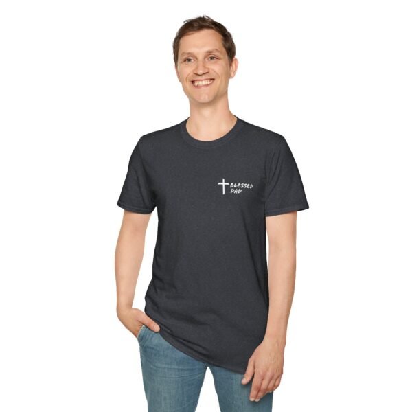 Blessed Dad (Brush Font) T-Shirt - Image 3