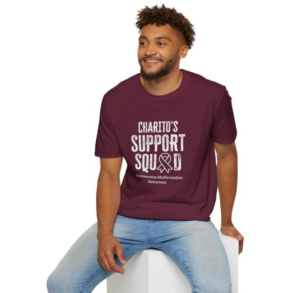 Arteriovenous Malformation (AVM) Awareness Support Squad Personalized Name T-Shirt - Image 2
