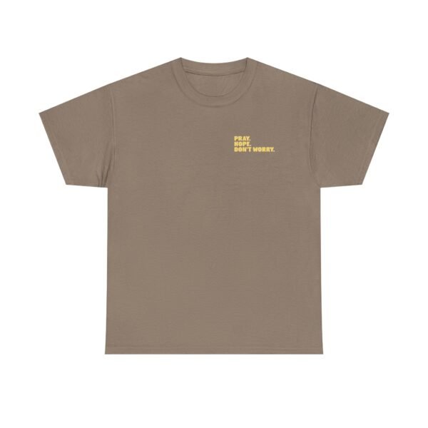 Pray Hope Don't Worry Padre Pio T-Shirt - Image 2