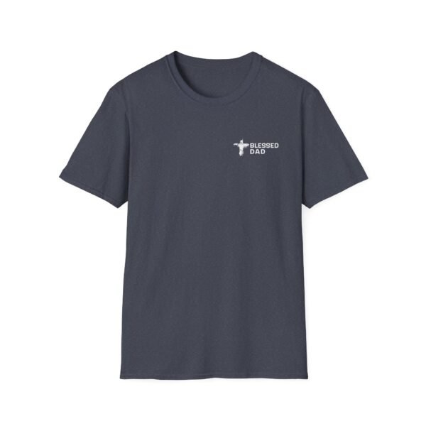 Blessed Dad (Distressed Font) T-Shirt - Image 8
