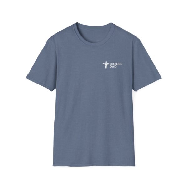 Blessed Dad (Distressed Font) T-Shirt - Image 2