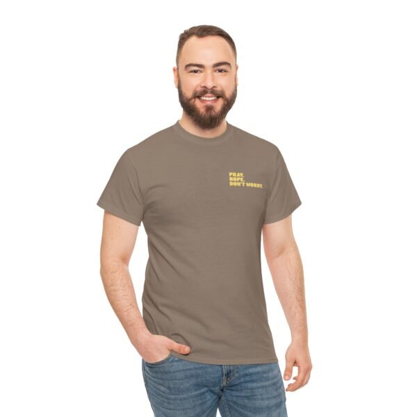 Pray Hope Don't Worry Padre Pio T-Shirt - Image 5