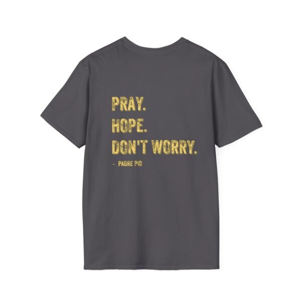 Pray Hope Don't Worry Padre Pio Distressed T-Shirt