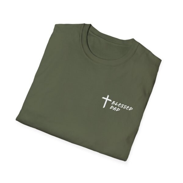 Blessed Dad (Brush Font) T-Shirt - Image 7
