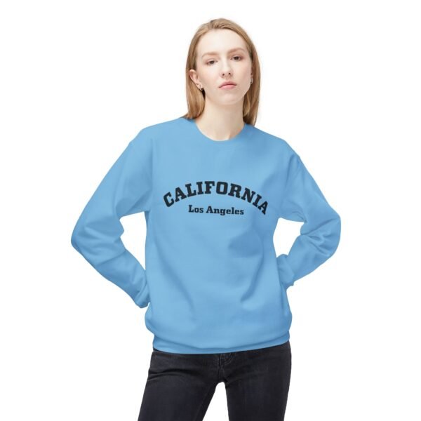 Los Angeles California Softstyle Fleece Crewneck Sweatshirt - Image 6