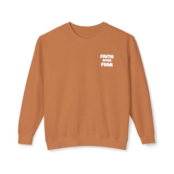 Faith Over Fear (Psalm 56:3) Lightweight Crewneck Sweatshirt - Image 17