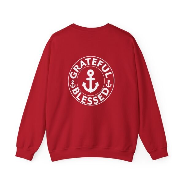 Grateful & Blessed Round with Anchors Crewneck Sweatshirt - Image 20