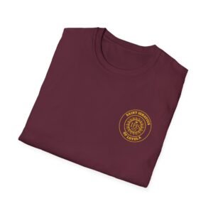 Saint Ignatius of Loyola Round IHS Front & Back T-Shirt