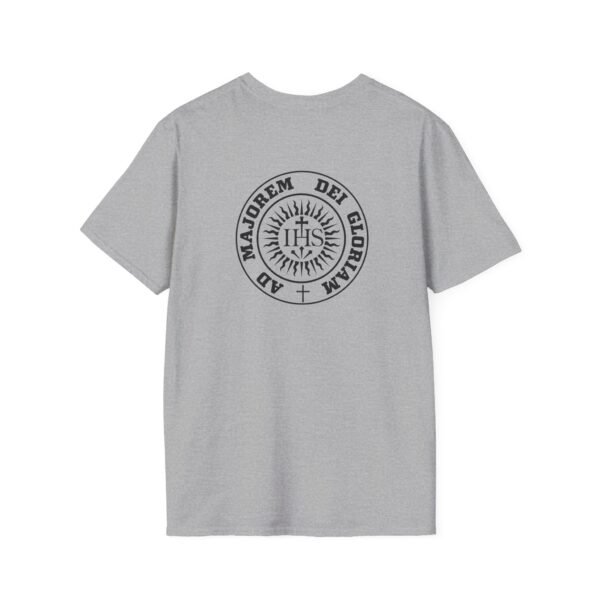 Ad Majorem Dei Gloriam Round IHS Front & Back T-Shirt - Image 13