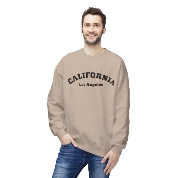 Los Angeles California Softstyle Fleece Crewneck Sweatshirt - Image 3