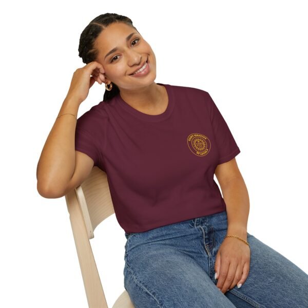 Saint Ignatius of Loyola Round IHS Front & Back T-Shirt - Image 6