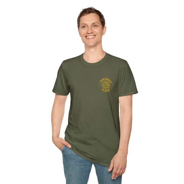 Saint Ignatius of Loyola Round IHS Front & Back T-Shirt - Image 16