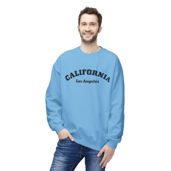 Los Angeles California Softstyle Fleece Crewneck Sweatshirt - Image 7