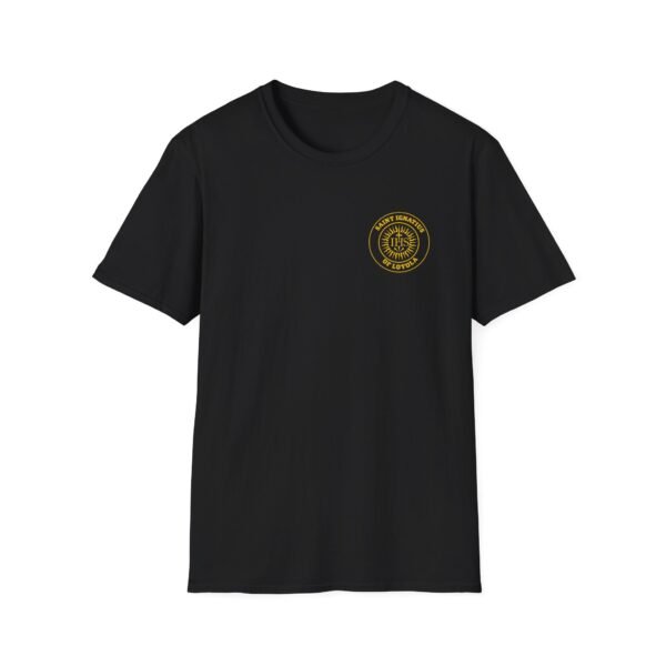 Saint Ignatius of Loyola Round IHS Front & Back T-Shirt - Image 8