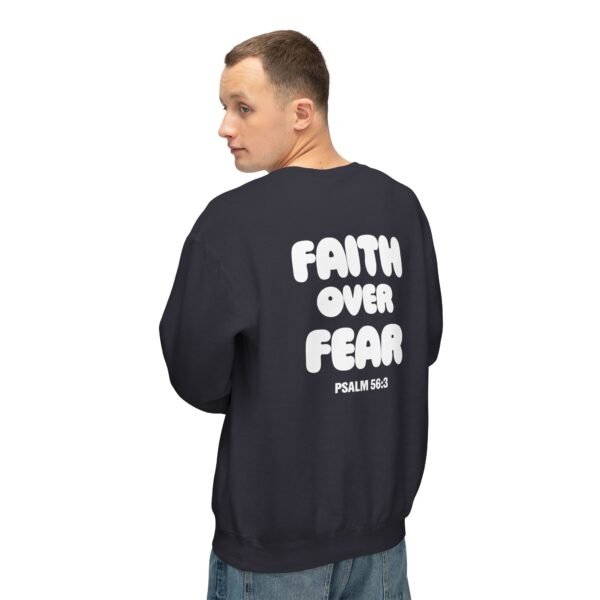 Faith Over Fear (Psalm 56:3) Lightweight Crewneck Sweatshirt - Image 23