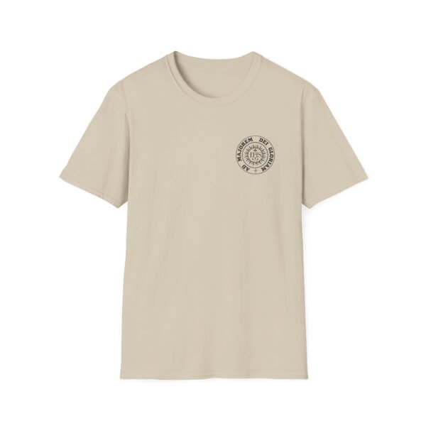Ad Majorem Dei Gloriam Round IHS Front & Back T-Shirt - Image 10