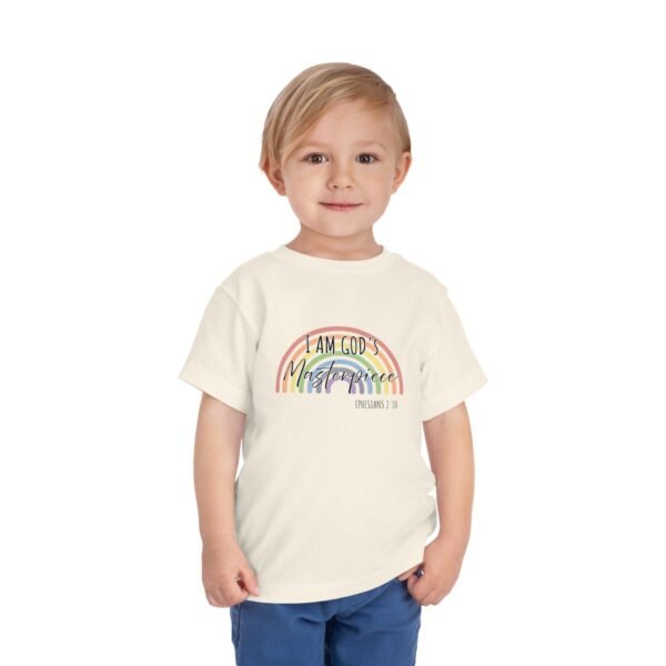 I am God's Masterpiece (Ephesians 2:10) Toddler T-shirt - Image 2