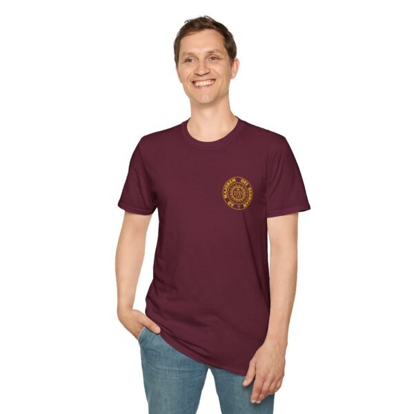 Ad Majorem Dei Gloriam Round IHS Front & Back T-Shirt - Image 6