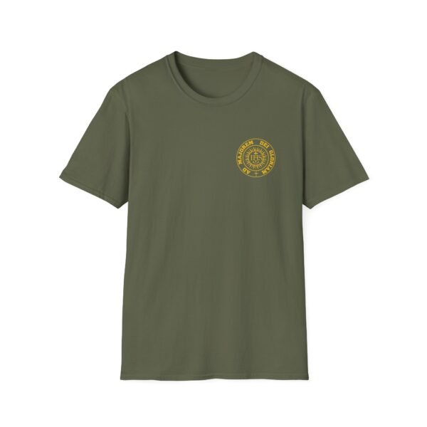 Ad Majorem Dei Gloriam Round IHS Front & Back T-Shirt - Image 14