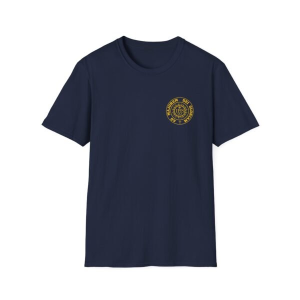 Ad Majorem Dei Gloriam Round IHS Front & Back T-Shirt - Image 18