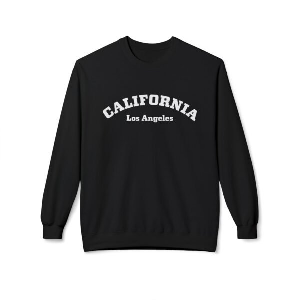 Los Angeles California Softstyle Fleece Crewneck Sweatshirt - Image 4
