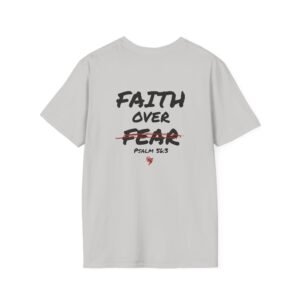 Faith Over Fear (Psalm 56:3) Marker Font T-Shirt