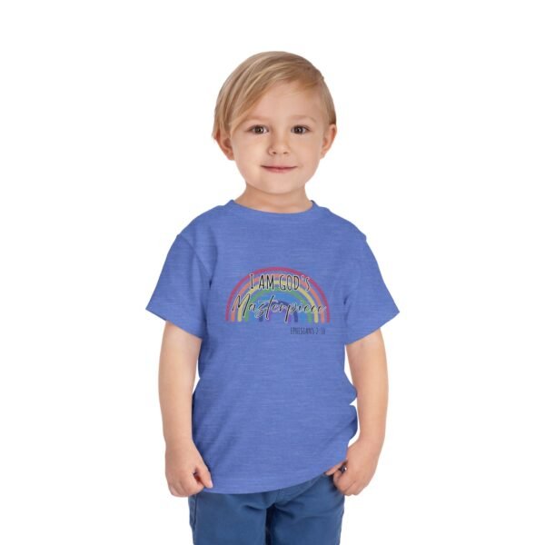 I am God's Masterpiece (Ephesians 2:10) Toddler T-shirt - Image 6