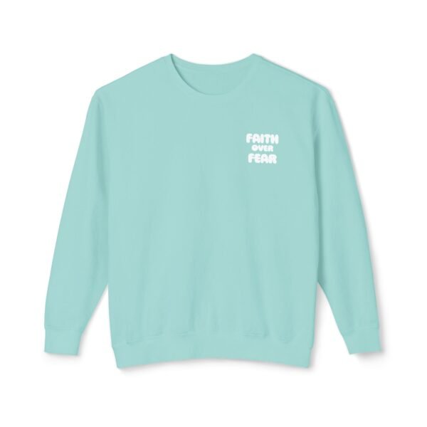 Faith Over Fear (Psalm 56:3) Lightweight Crewneck Sweatshirt - Image 6