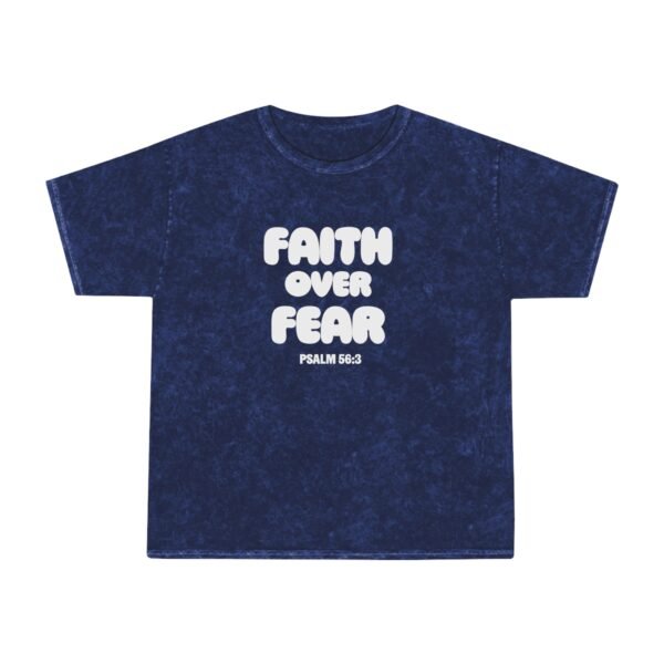 Faith Over Fear (Psalm 56:3) Mineral Wash T-Shirt - Image 4
