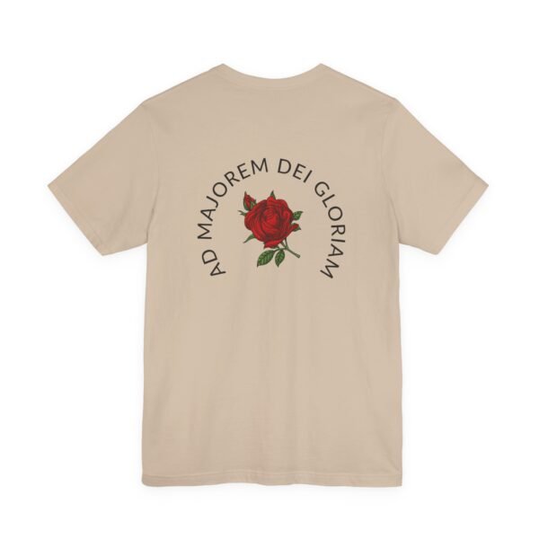 AMDG Ad Majorem Dei Gloriam (LATIN) - Front & Back Jesuit T-shirt - Image 6